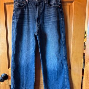 MOTHER The Maven Wide Hem Ankle